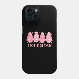 Christmas cake Tis the season Phone Case