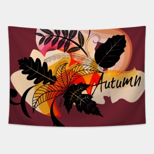 Autumn Art Watercolor Tapestry