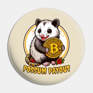 Possum Bitcoin Pin