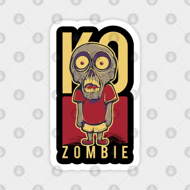 KO Zombie Magnet by Pixel Poetry