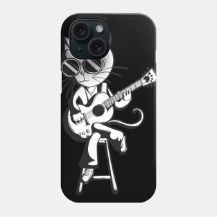 Cat Guitar Musician Phone Case