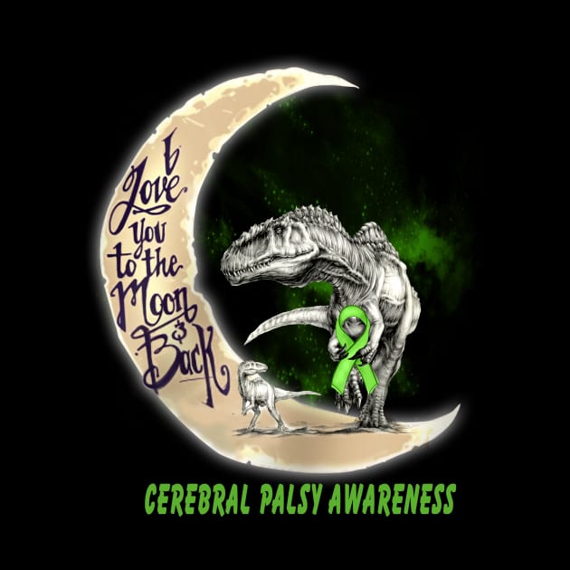 cerebral palsy dinosaur moon by TeesCircle