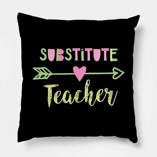 Substitute Teacher Gift Idea Pillow by BetterManufaktur