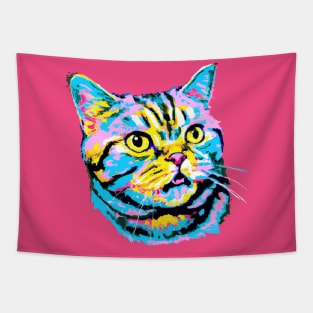 American Shorthair Pop Art - Cat Lover Gif Tapestry