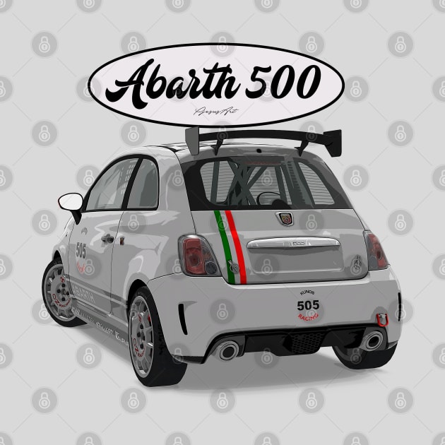 ABARTH 500 505 Back by PjesusArt