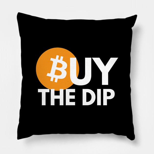 Buy the Dip - Bitcoin - Cryto Clothes Pillow by Room Thirty Four