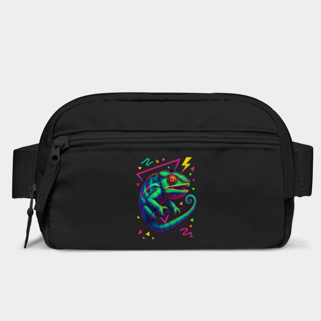 Retro Neon Panther Chameleon by Reptiq's Store