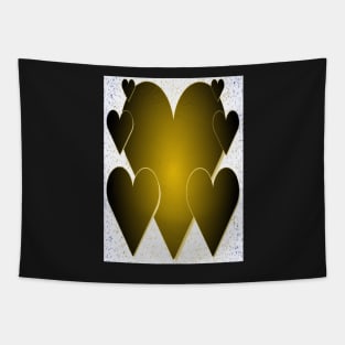 Hearts of Gold-Available As Art Prints-Mugs,Cases,Duvets,T Shirts,Stickers,etc Tapestry