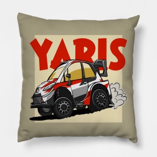 Yaris GR Rall Caricature Pillow