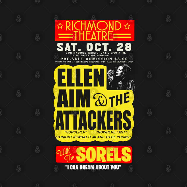 ellen aim and the attackers t shirt