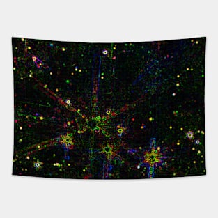 Black Panther Art - Glowing Edges 245 Tapestry