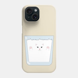 Liquid Cat in a Cup Phone Case