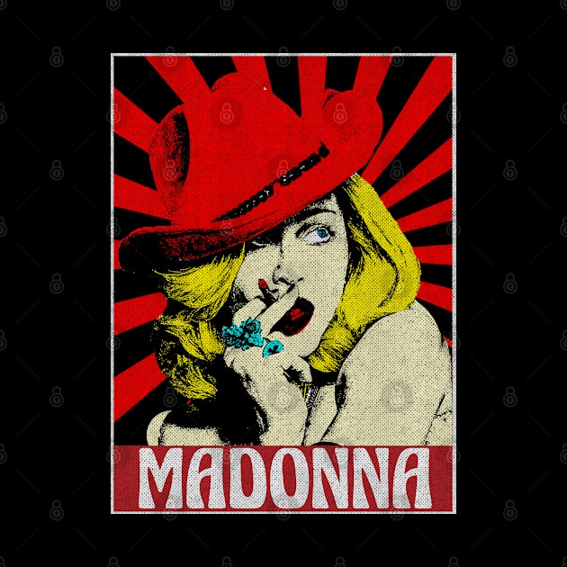 Madonna Smoke Pop Art Style by Motor Lipat