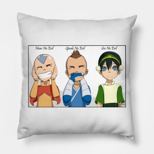 Hear no Evil Speak no Evil See no Evil Pillow