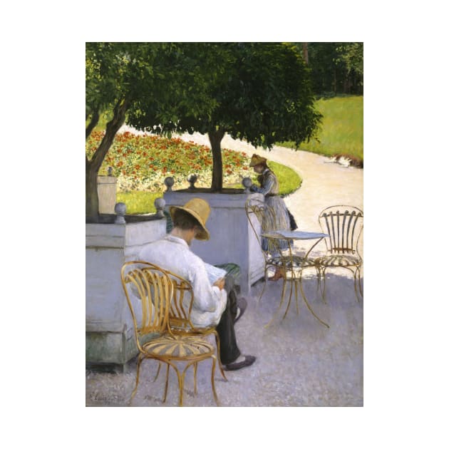 The Orange Trees by Gustave Caillebotte by Classic Art Stall