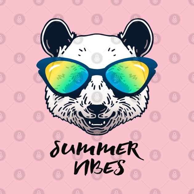 Summer Vibes Panda by Mutinyintl