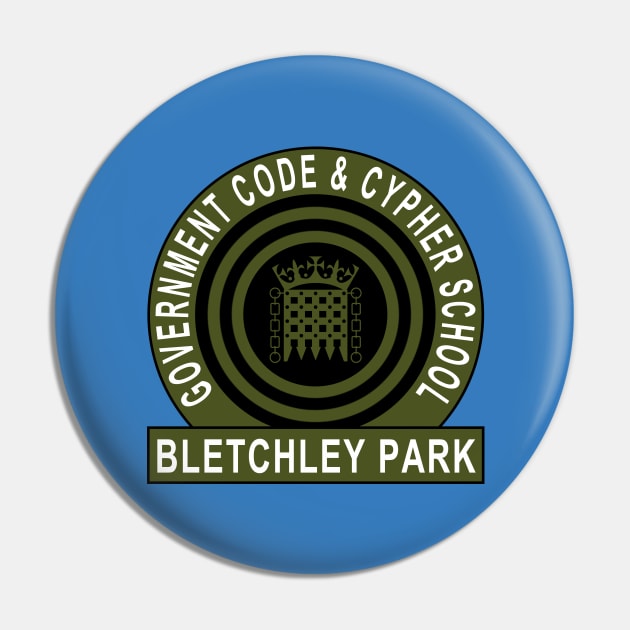 Bletchley Park Pin by Lyvershop