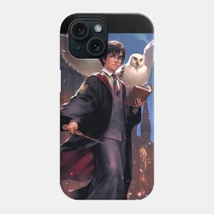 School Boy and his Owl Phone Case