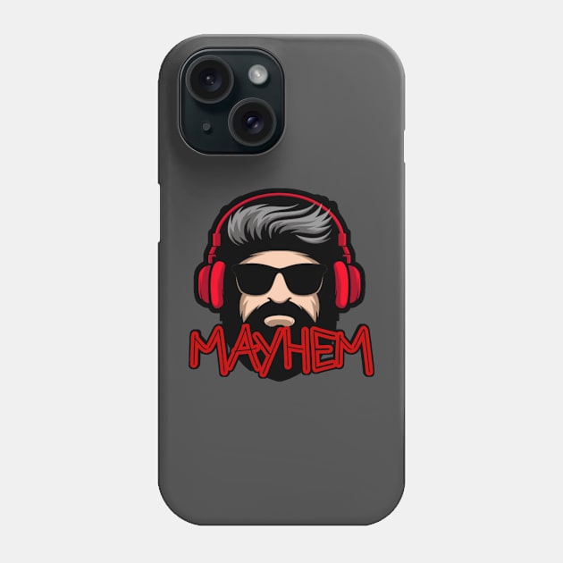 Mayhem logo Phone Case by Mayhem's Shorts Podcast