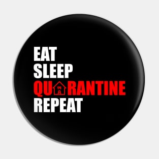 Eat sleep quarantine repeat Pin