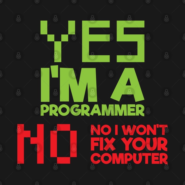 I'm a programmer by BB Funny Store