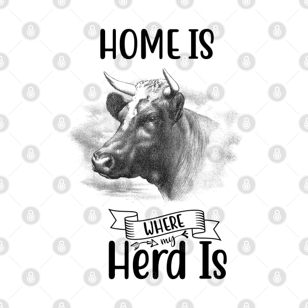 Bull Illustration with quote by Biophilia