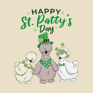 Silkie Chickens St. Patrick's Day T-Shirt