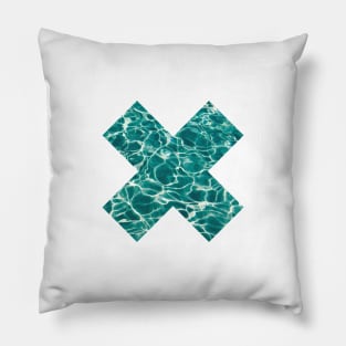 Cross with sea pattern Pillow