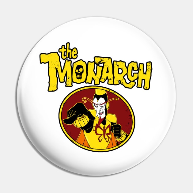 Mighty Monarch (Alt Print) Pin by Nerdology