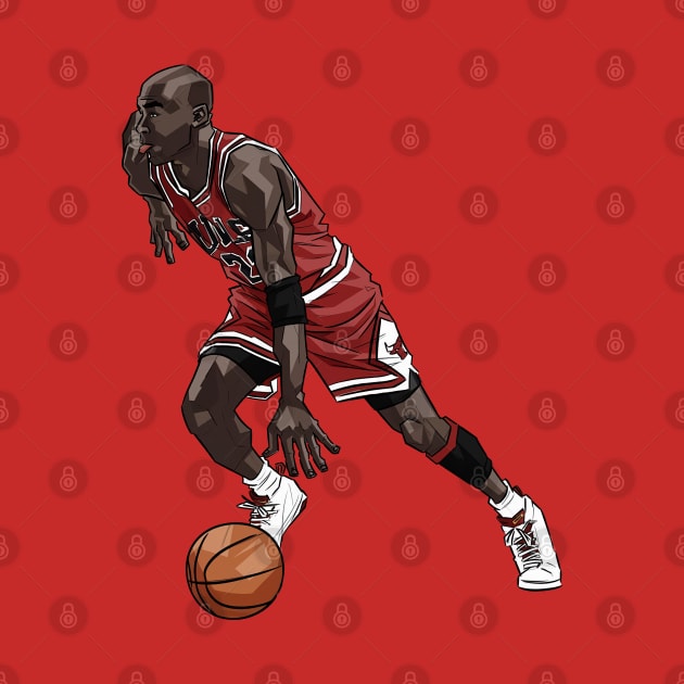 BASKETBALLART - MJ23 DRIBBLE by JORDAN-ART23