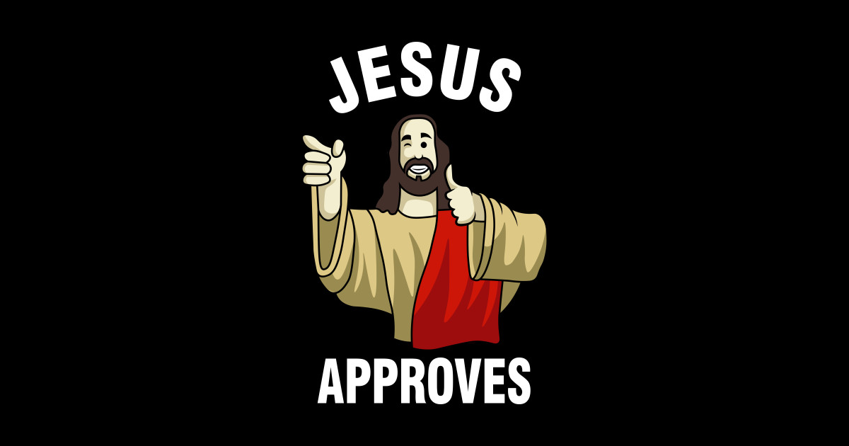 Jesus Approves Buddy Christ Jesus Magnet Teepublic