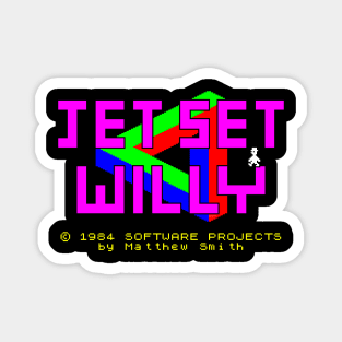 Jet Set Willy Title Screen - ZX Spectrum Legend Magnet