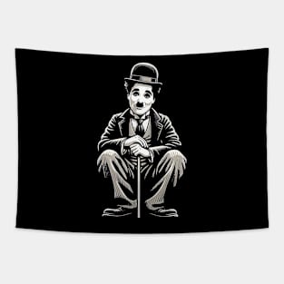 As I began to love myself - Charlie Chaplin Tapestry