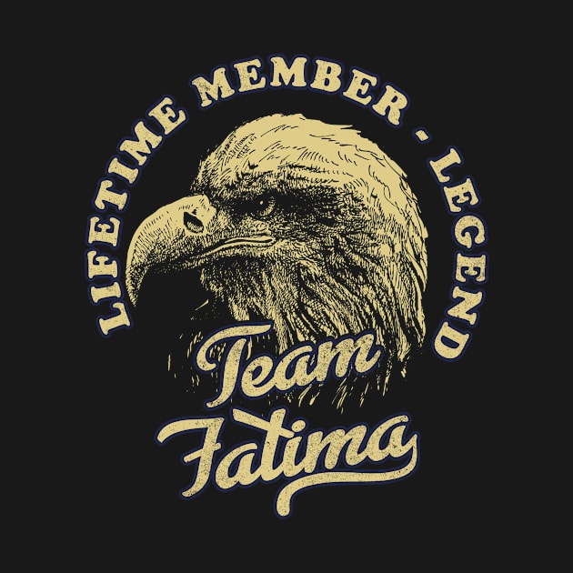 Fatima Name - Lifetime Member Legend - Eagle by Stacy Peters Art