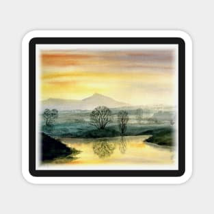 Bennachie tranquil reflections Magnet