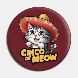 Cinco de meow Pin