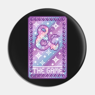 Dungeons and Dragons Tarot Card Pixel Art Pin