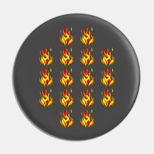 Minimalist FIre Pattern Pin