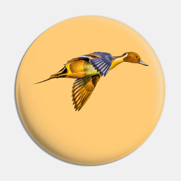 Pintail Sunset Pin by dalyndigaital2@gmail.com