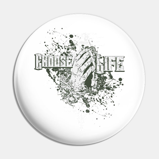 Choose Life Pin by viSionDesign