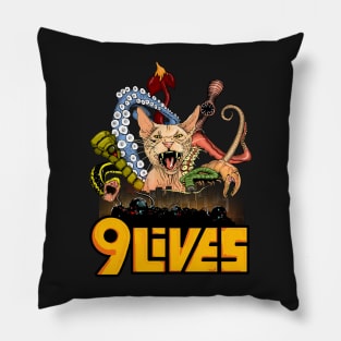 Nine lives Pillow