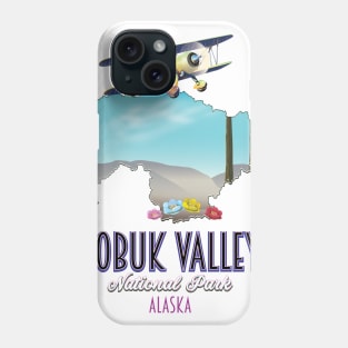 Kobuk Valley Alaska Map Phone Case