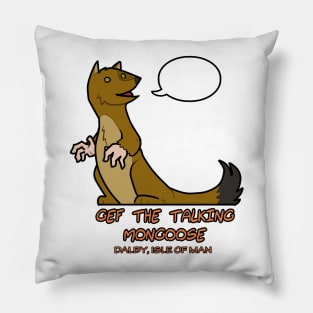 Compendium of Arcane Beasts and Critters - Gef the Talking Mongoose Pillow