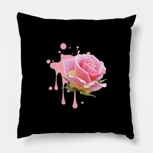 Pink Rose Pillow