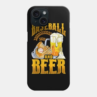 Awesome Baseball And Beer Make The Perfect Day Phone Case