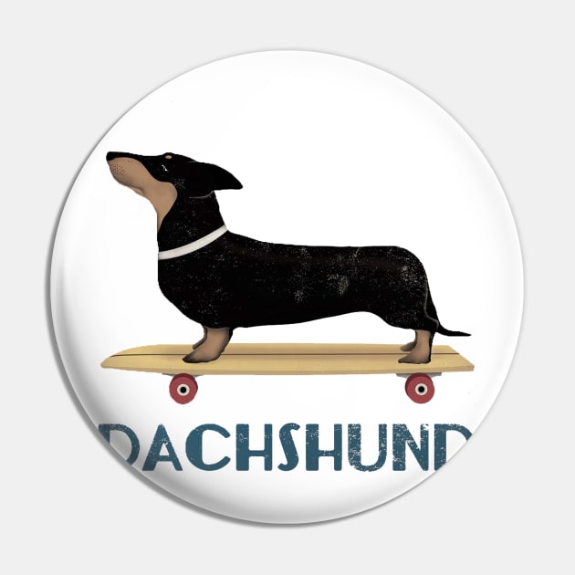 Dachshund Pin by Brucento