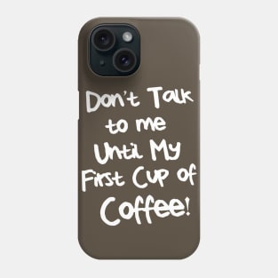 fueled by coffee Phone Case