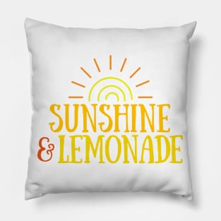 Sunshine & Lemonade - Summer Pillow