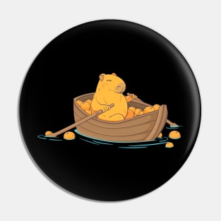 Captain Capybara Pin