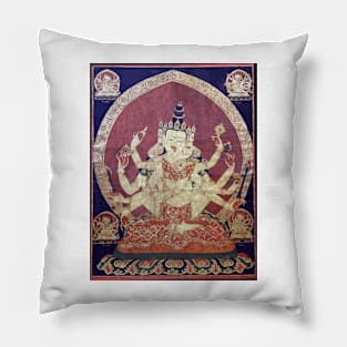 Guhyasamaja YabYum Tibetan Buddhist Deity Religious Art Pillow